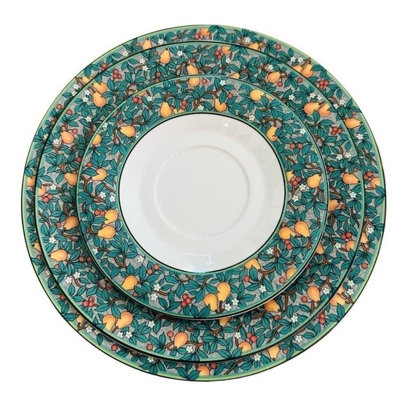 Mikasa Ultima Plus Le Havre Chop Dinnerware Soup Bowl, Salad Plate, Bread Plate - Picture 2 of 9